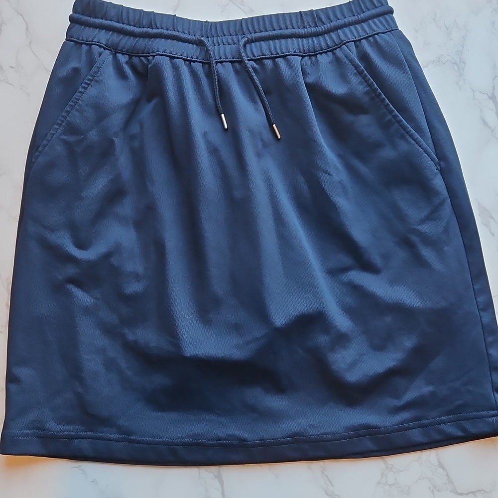 Lady Hagen Navy Jersey Golf Skort XS